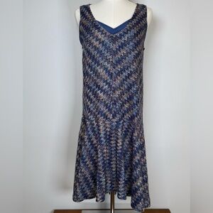 Anthropologie | Maeve Westwater Chevron multicolor Knit Dress Womens Size Small